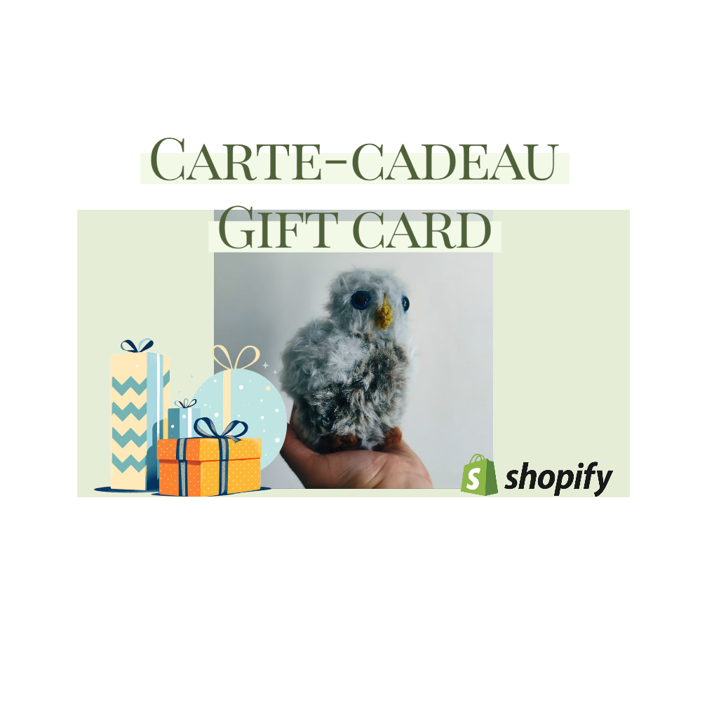 🎁Carte-cadeau Lil'Owlz / Lil'Owlz gift card