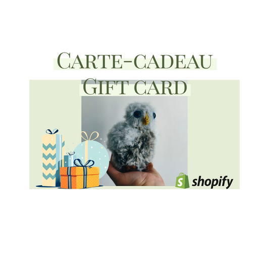 🎁Carte-cadeau Lil'Owlz / Lil'Owlz gift card